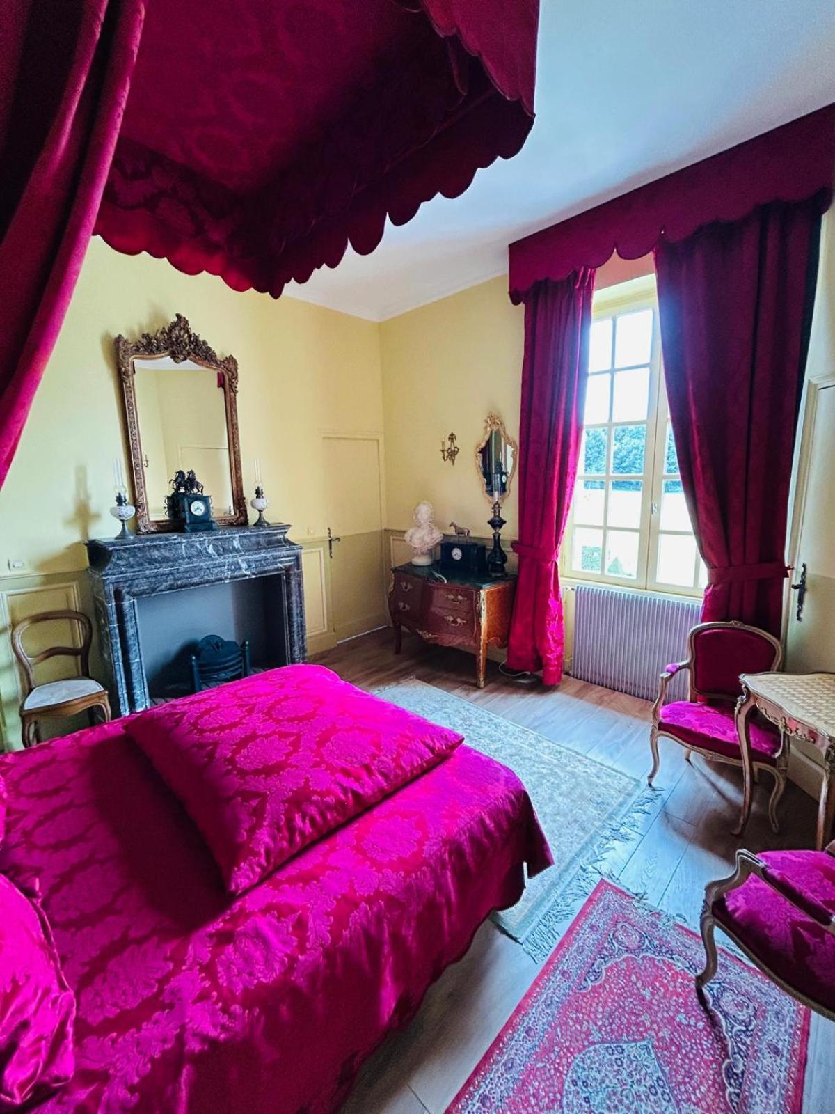 Domaine De L'Orangerie Du Chateau De Motteville Chambres D'Hotes Oda fotoğraf